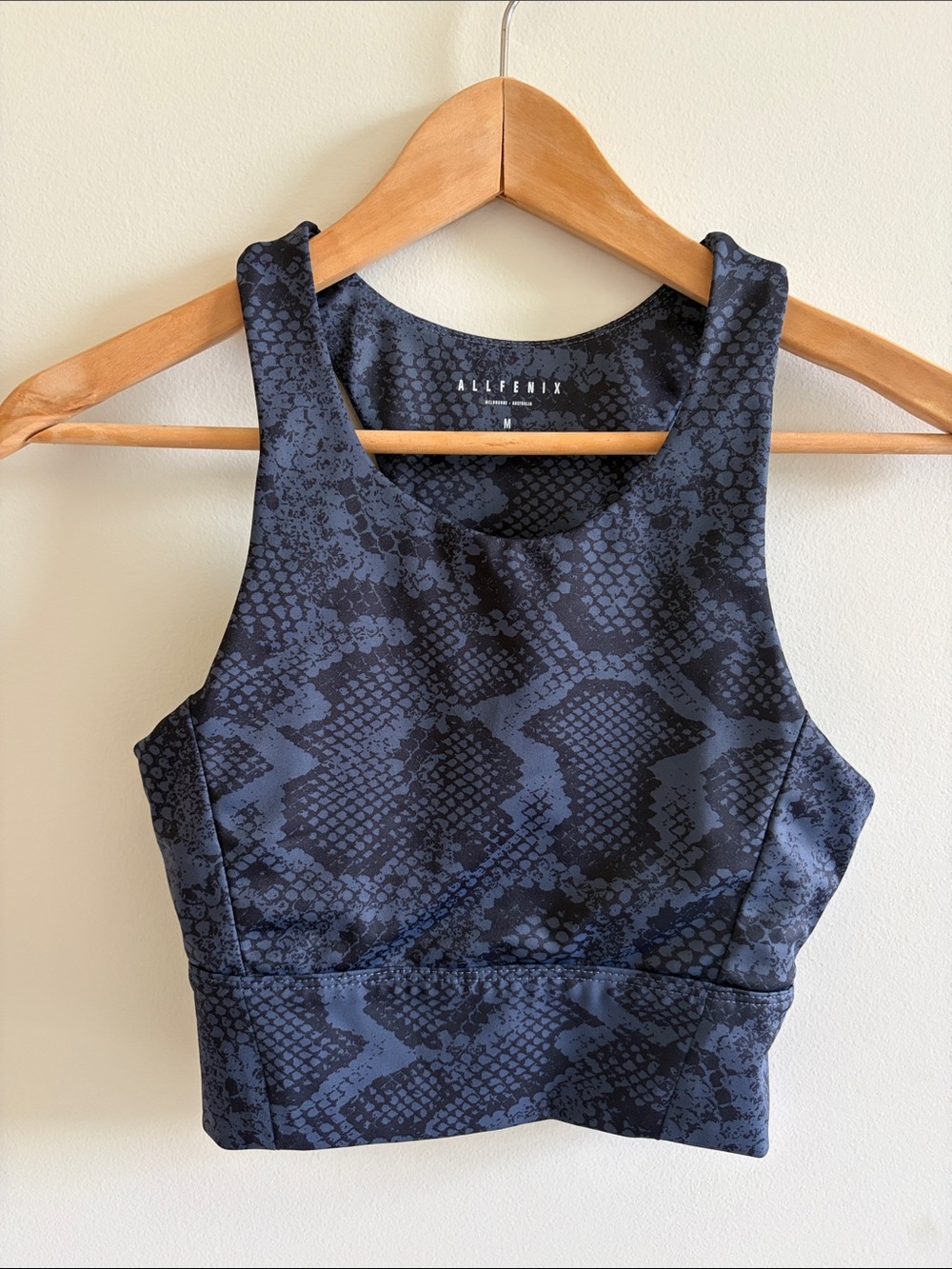 AllFenix Snake Print Sports Bra/Crop Top